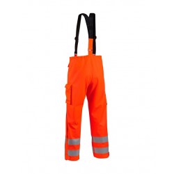 Pantalon de pluie tissu lourd Orange