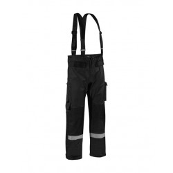 Pantalon de pluie tissu lourd noir