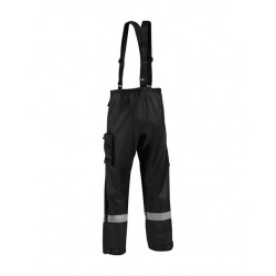 Pantalon de pluie tissu lourd noir