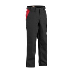 Pantalon Industrie Noir/Rouge