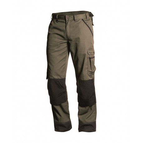 Pantalon paysagiste Kaki/Noir