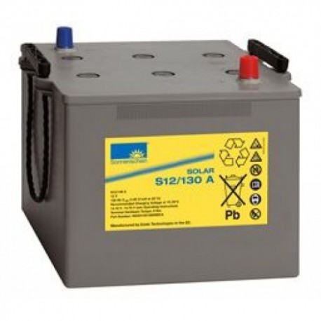 batterie solaire gel 130ah 12v c20