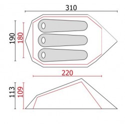 Tente Minima 3 SL Camp